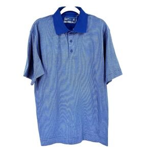 NEW Cutter & Buck CB Dry Tec Golf Polo Men's Med Blue Moisture Wicking Quick Dry